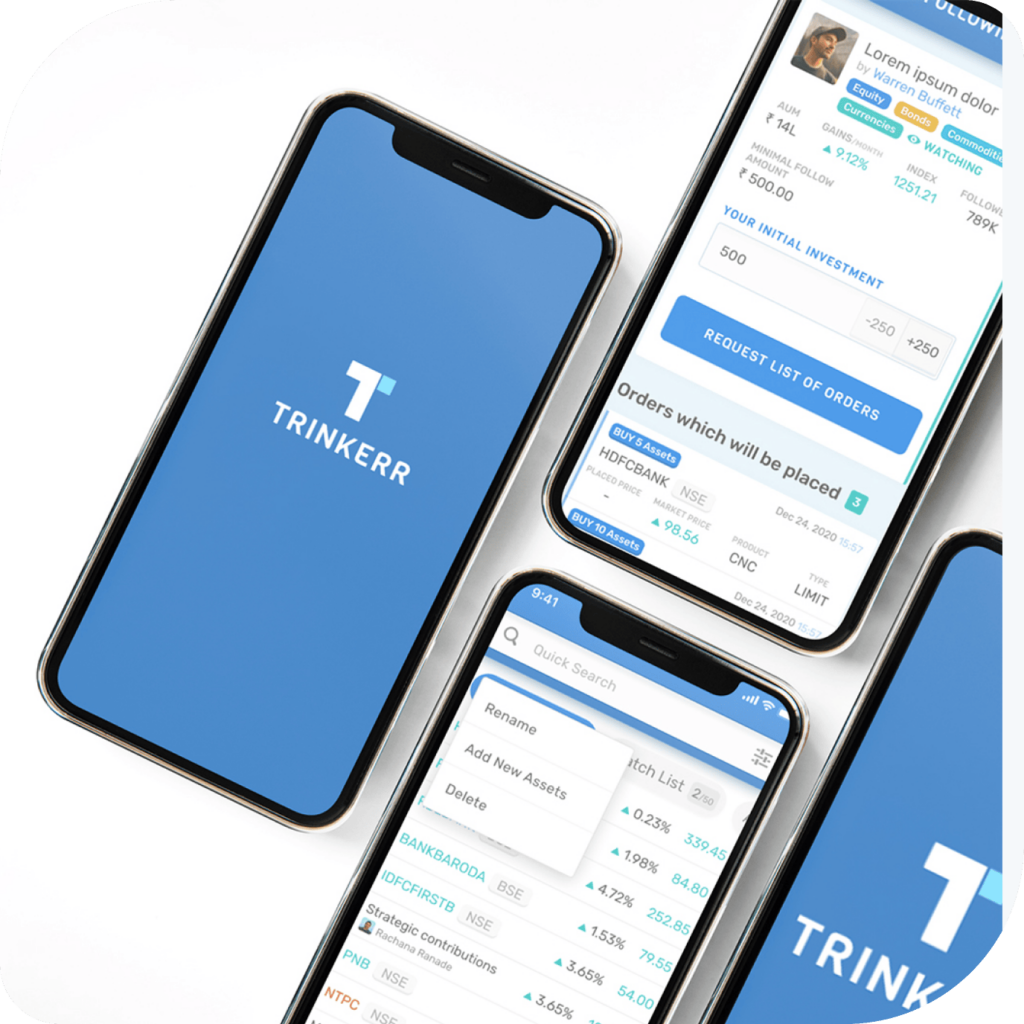 Trinkerr: Integrate the social trading platform with multiple Indian brokers