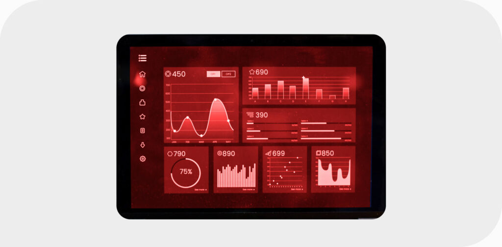 Managing and displaying complex data structures in dashboards and reports