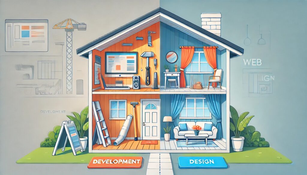 Web development vs. Web design